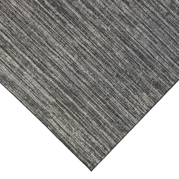 Homeroots 5' X 8' Brown And Ivory Striped Stain Resistant Indoor Outdoor Area Rug Iron Polypropylene 531672