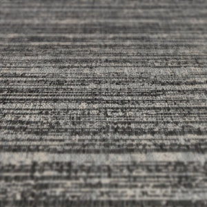 Homeroots 5' X 8' Brown And Ivory Striped Stain Resistant Indoor Outdoor Area Rug Iron Polypropylene 531672