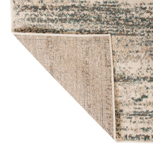 HomeRoots 10' Ivory and Gray Abstract Area Rug - Modern Design for Living Rooms, Durable & Stain Resistant 8' X 10' 531687