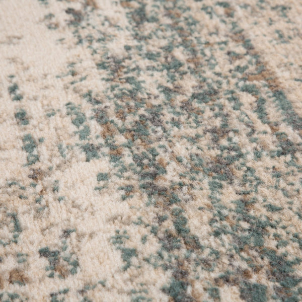 HomeRoots 10' Ivory and Gray Abstract Area Rug - Modern Design for Living Rooms, Durable & Stain Resistant 9' X 12' 531689
