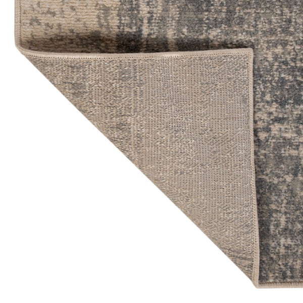 HomeRoots 10' Gray and Sand Abstract Area Rug - Stylish, Durable, and Stain-Resistant for Busy Homes 6' X 9' 531718