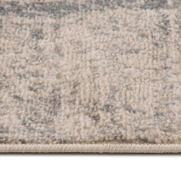 HomeRoots 10' Gray and Sand Abstract Area Rug - Stylish, Durable, and Stain-Resistant for Busy Homes 9' X 12' 531721