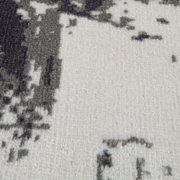 HomeRoots 10' Contemporary Abstract Area Rug in Ivory, Gray, and Rust - Durable, Stain-Resistant Design for Home 9' X 12' 531745