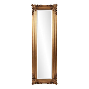 Howard Elliott Vincenzo Mirror - Handcrafted Antique Gold Beauty With Old World Charm For Timeless Home Accents Gold Wood 53174-howard-elliott