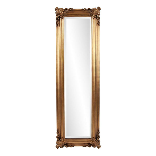Howard Elliott Vincenzo Mirror - Handcrafted Antique Gold Beauty With Old World Charm For Timeless Home Accents Gold Wood 53174-howard-elliott