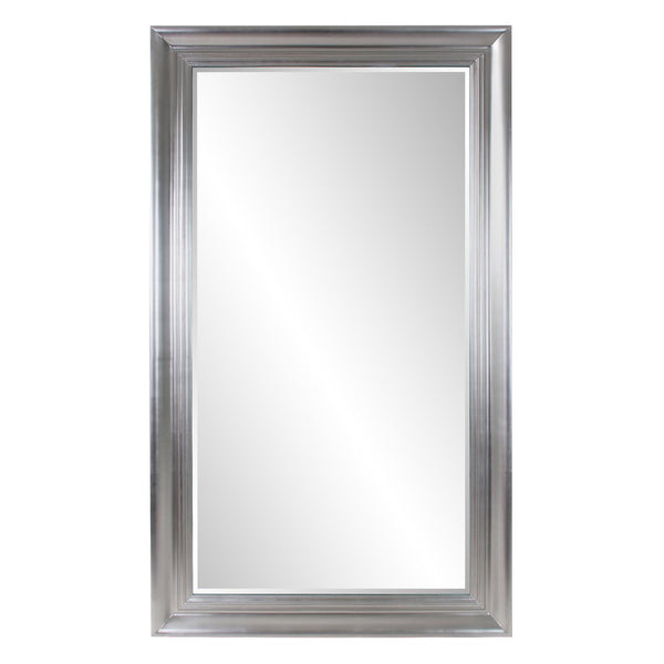 Howard Elliott Oversized Silver Leafed Tierney Mirror - Handcrafted Wooden Frame For Stunning Home Accent Decor Silver Wood 53179-howard-elliott