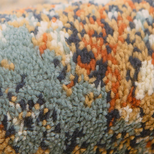 Homeroots 8' X 10' Tan Orange And Gray Abstract Power Loom Area Rug  Polypropylene 531804