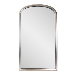 Howard Elliott Dario Arched Mirror - Luxurious Champagne Finish With Easy Installation & Effortless Hanging D Rings Silver Wood 53183-howard-elliott