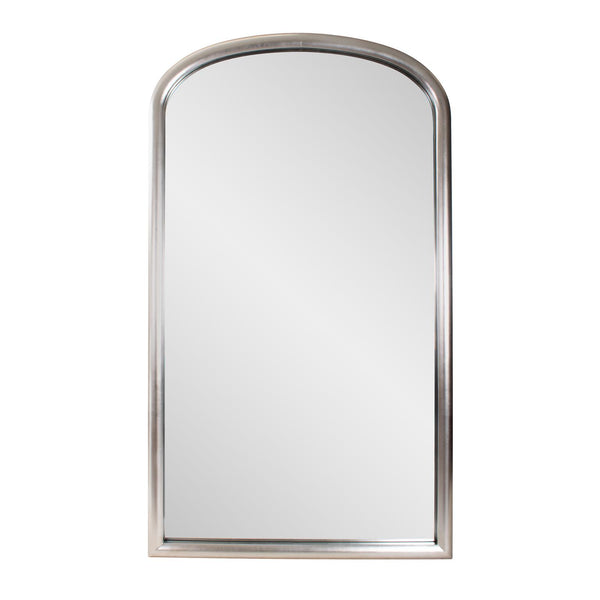 Howard Elliott Dario Arched Mirror - Luxurious Champagne Finish With Easy Installation & Effortless Hanging D Rings Silver Wood 53183-howard-elliott