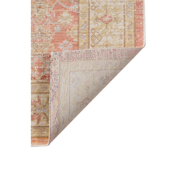 HomeRoots 9' Floral Area Rug in Gray, Yellow, and Lavender – Timeless Elegance for Large Living Spaces 9' X 13' 531985
