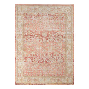 HomeRoots 9' Floral Area Rug in Gray, Yellow, and Lavender – Timeless Elegance for Large Living Spaces 5' X 8' 531988