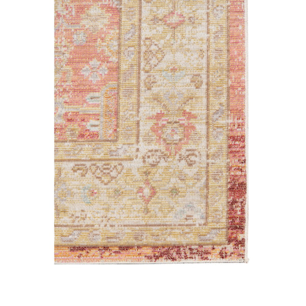 HomeRoots 9' Floral Area Rug in Gray, Yellow, and Lavender – Timeless Elegance for Large Living Spaces 8' X 10' 531989