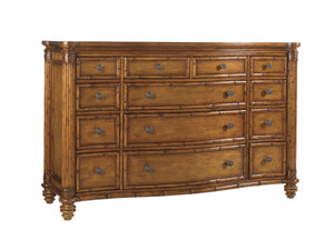 Lexington Tommy Bahama Home Barbados Triple Dresser - Embrace Caribbean Elegance With 13 Spacious Drawers For Organized Living Plantation  531-234