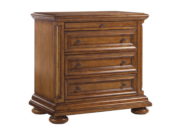 Lexington Tommy Bahama Home Martinique Nightstand – Elegant Island-inspired Design With 3 Drawers And Convenient Pull-out Shelf Plantation  531-621