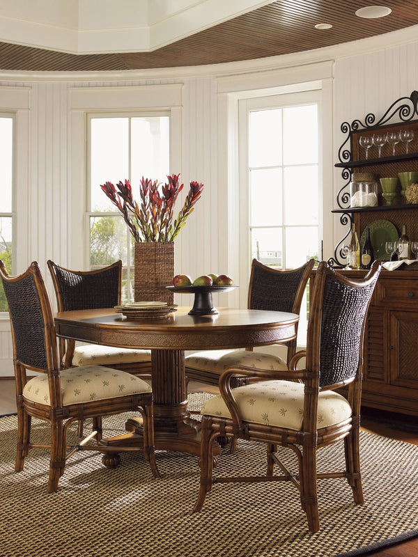 Lexington Tommy Bahama Home Cayman Kitchen Table - Elegant Island-inspired Design With Natural Materials For Sophisticated Dining Plantation  531-870