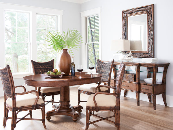 Lexington Tommy Bahama Home Cayman Kitchen Table - Elegant Island-inspired Design With Natural Materials For Sophisticated Dining Plantation  531-870