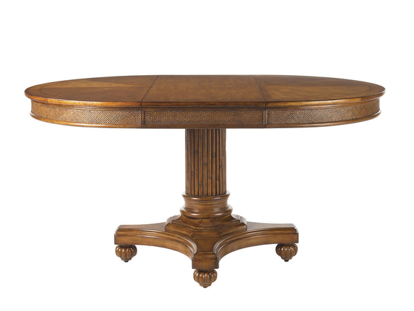 Lexington Tommy Bahama Home Cayman Kitchen Table - Elegant Island-inspired Design With Natural Materials For Sophisticated Dining Plantation  531-870