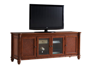 Lexington Tommy Bahama Home Blake Island Media Console - Sophisticated Caribbean Design With Adjustable Shelves And Ventilation Plantation  531-908