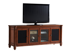 Lexington Tommy Bahama Home Blake Island Media Console - Sophisticated Caribbean Design With Adjustable Shelves And Ventilation Plantation  531-908
