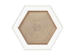 Lexington Tommy Bahama Home Key Largo Cocktail Table - Elegant Glass Top With Woven Rattan Base For Sophisticated Island Living Plantation  531-947c