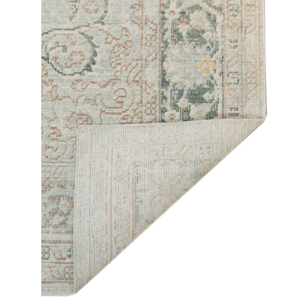 HomeRoots 9' Timeless Ivory Red and Blue Medallion Area Rug for Classic Elegance and Durable Comfort 8' X 10' 532019
