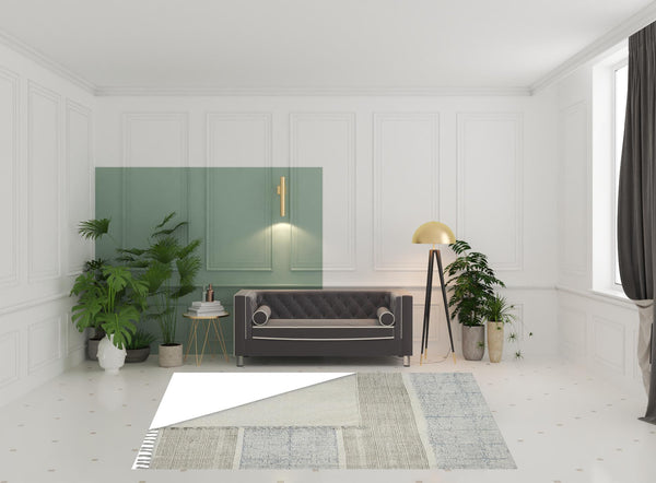 Homeroots 7' X 10' Blue Oriental Flatweave Handmade Distressed Area Rug With Fringe  Cotton 532043