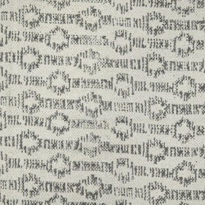 HomeRoots 5' Gray and Ivory Geometric Handmade Flatweave Area Rug with Fringe for Modern Living Spaces 8' X 10' 532048