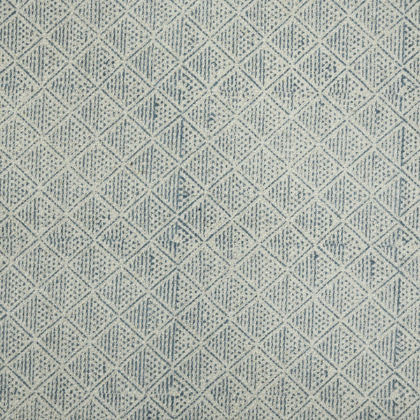 HomeRoots 5' Gray and Blue Geometric Flatweave Handmade Area Rug with Fringe for Modern and Bohemian Decor 5' X 8' 532051