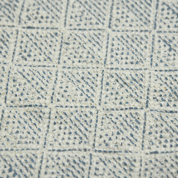 HomeRoots 5' Gray and Blue Geometric Flatweave Handmade Area Rug with Fringe for Modern and Bohemian Decor 8' X 10' 532053