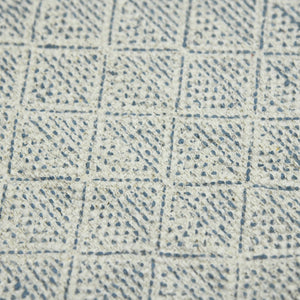HomeRoots 5' Gray and Blue Geometric Flatweave Handmade Area Rug with Fringe for Modern and Bohemian Decor 9' X 12' 532054