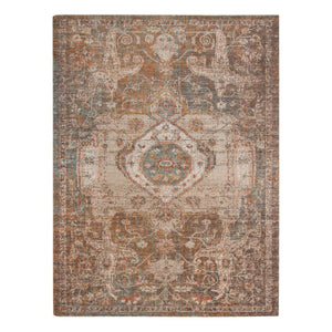 HomeRoots 6' Medallion Area Rug in Beige, Gray & Taupe – Durable, Stylish & Perfect for High-Traffic Spaces 9' X 12' 532061