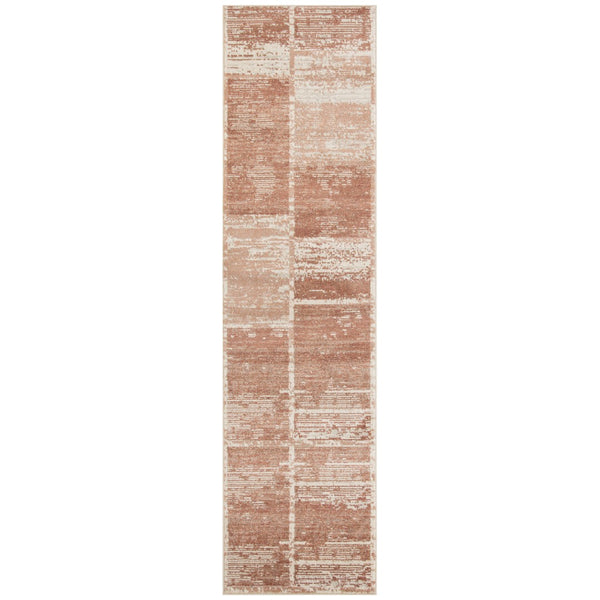 HomeRoots 10' Geometric Runner Rug in Gray, Light Blue & Ivory – Stylish, Durable & Easy-Care for High-Traffic Areas 10' Runner 532142