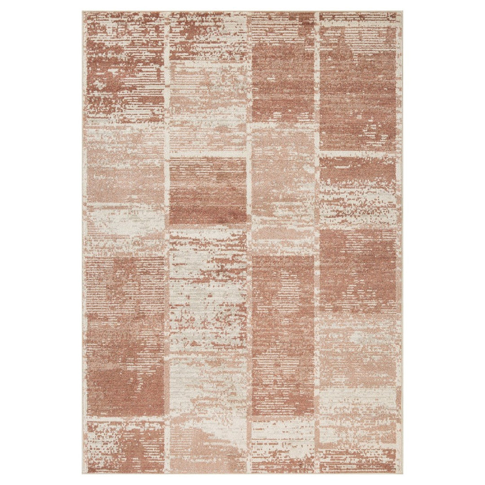 HomeRoots 10' Geometric Runner Rug in Gray, Light Blue & Ivory – Stylish, Durable & Easy-Care for High-Traffic Areas 6' X 9' 532144