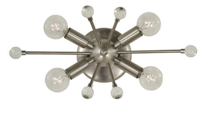 Framburg 4-light Roman Bronze Oracle Chandelier - Elegant Style With Ebony Accents For Any Space Decor Brushed Nickel Metal 5322 Bn