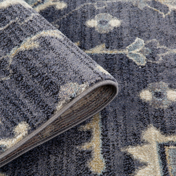 HomeRoots 10' Elegant Floral Medallion Runner Rug - Durable, Stain-Resistant Design for Timeless Charm 10' Runner 532214