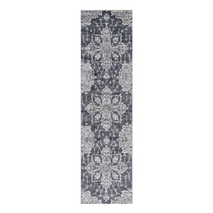 HomeRoots 10' Elegant Floral Medallion Runner Rug - Durable, Stain-Resistant Design for Timeless Charm 10' Runner 532214