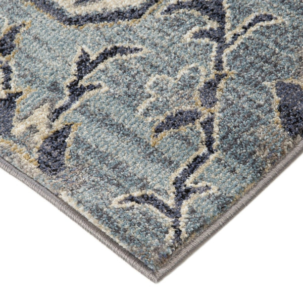 HomeRoots 10' Elegant Floral Medallion Runner Rug - Durable, Stain-Resistant Design for Timeless Charm 6' X 9' 532216