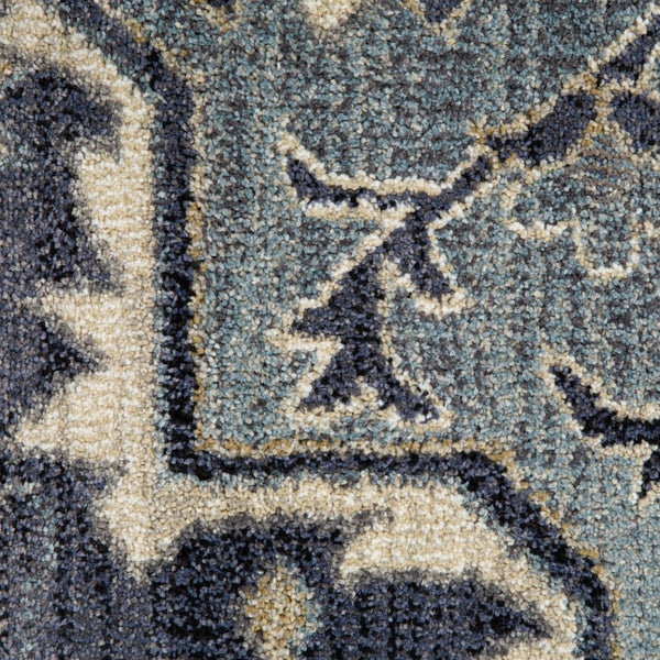 HomeRoots 10' Elegant Floral Medallion Runner Rug - Durable, Stain-Resistant Design for Timeless Charm 8' X 10' 532217