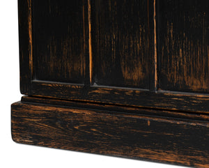 Sarreid Edgar Reclaimed Pine Glass Bookcase – Chic Whitewash Finish For Stylish Home Storage Solutions White  53227