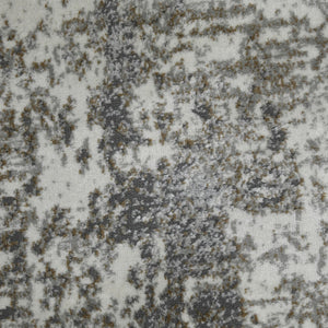 HomeRoots 5' Ivory and Gray Abstract Area Rug - Modern Design for Effortless Style and Lasting Durability 5' X 8' 532295