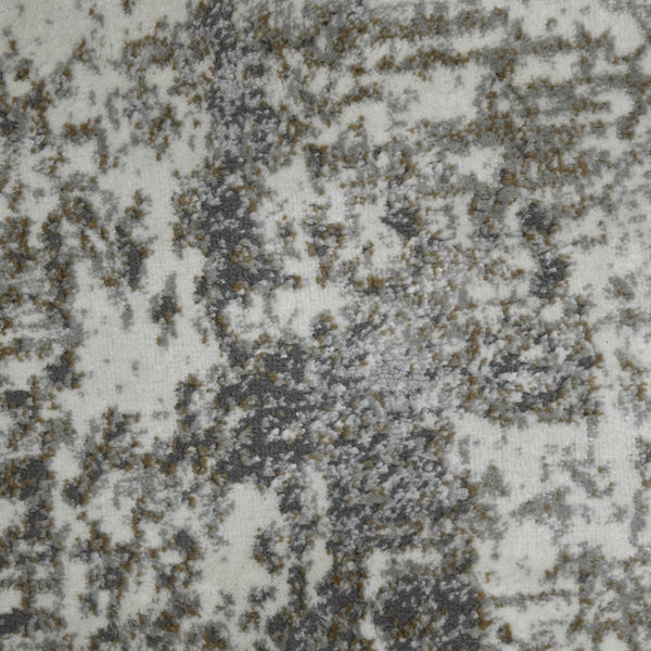 HomeRoots 5' Ivory and Gray Abstract Area Rug - Modern Design for Effortless Style and Lasting Durability 5' X 8' 532295