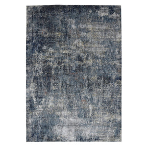 HomeRoots 5' Ivory and Gray Abstract Area Rug - Modern Design, Durable, Soft Texture for Any Room Décor 5' X 8' 532328