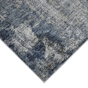 HomeRoots 5' Ivory and Gray Abstract Area Rug - Modern Design, Durable, Soft Texture for Any Room Décor 5' X 8' 532328