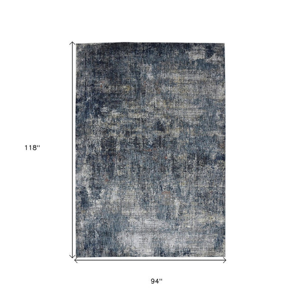 HomeRoots 5' Ivory and Gray Abstract Area Rug - Modern Design, Durable, Soft Texture for Any Room Décor 8' X 10' 532329