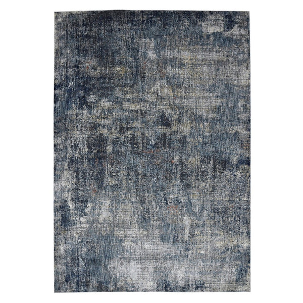 HomeRoots 5' Ivory and Gray Abstract Area Rug - Modern Design, Durable, Soft Texture for Any Room Décor 10' X 14' 532330