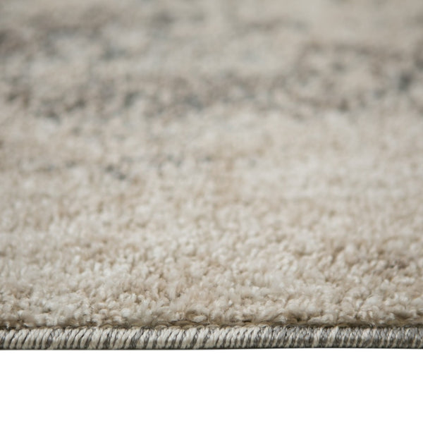 HomeRoots 9' Modern Ivory and Gray Abstract Area Rug - Stylish, Durable Design for Living and Dining Spaces 9' X 12' 532357