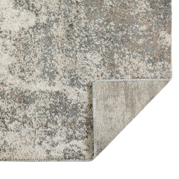 HomeRoots 9' Modern Ivory and Gray Abstract Area Rug - Stylish, Durable Design for Living and Dining Spaces 8' X 10' 532361