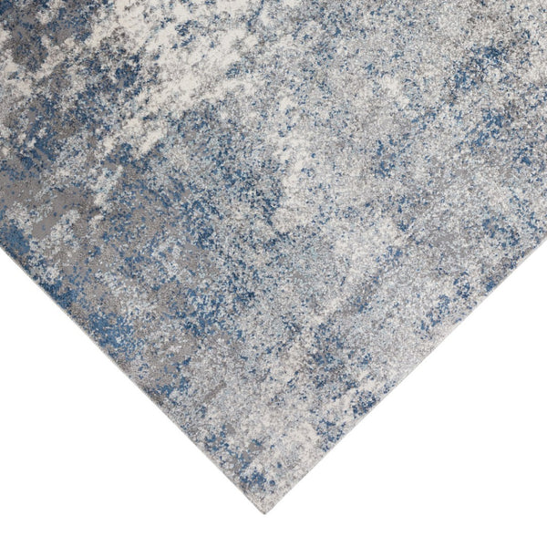 HomeRoots 9' Modern Ivory and Gray Abstract Area Rug - Stylish, Durable Design for Living and Dining Spaces 9' X 12' 532363