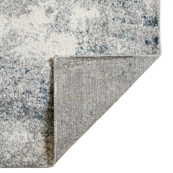 HomeRoots 9' Modern Ivory and Gray Abstract Area Rug - Stylish, Durable Design for Living and Dining Spaces 9' X 12' 532363