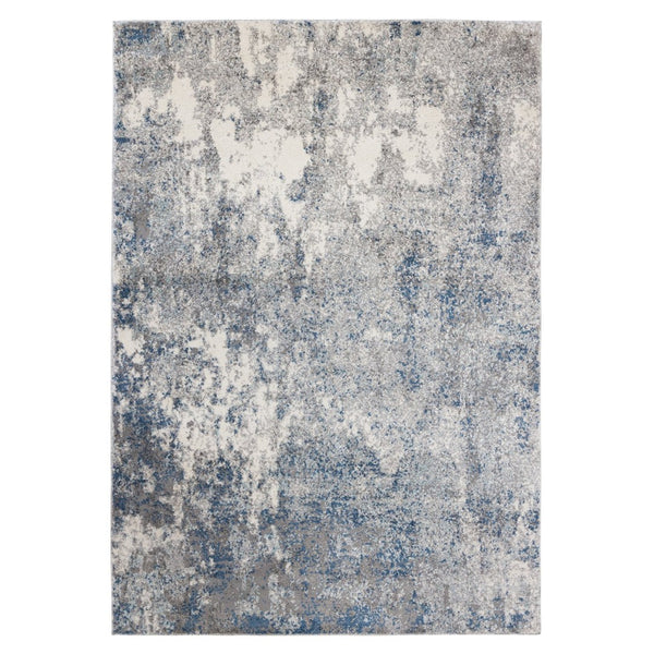 HomeRoots 9' Modern Ivory and Gray Abstract Area Rug - Stylish, Durable Design for Living and Dining Spaces 8' X 10' 532367